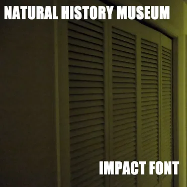 Impact Font by Natural History Museum - album cover