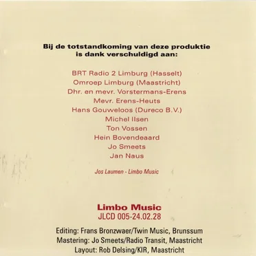De Limburgse Troubadour by Jo Erens - album cover