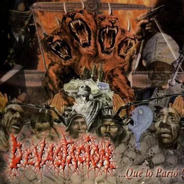 ...Qué lo parió! by Devastación - album cover