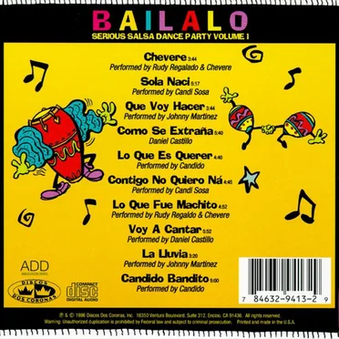Bailalo: Serious Salsa Dance Party, Volume 1 by Various Artists - album cover
