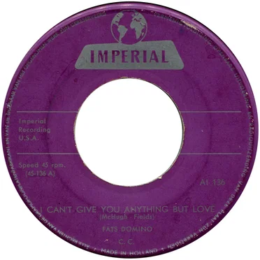 I Can’t Give You Anything but Love / Your Cheating Heart