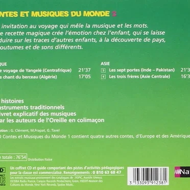 Contes et musiques du monde 2 : Afrique et Asie by Various Artists - album cover