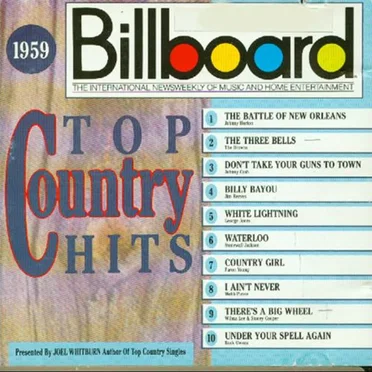 Billboard Top Country Hits: 1959 by Various Artists - album cover