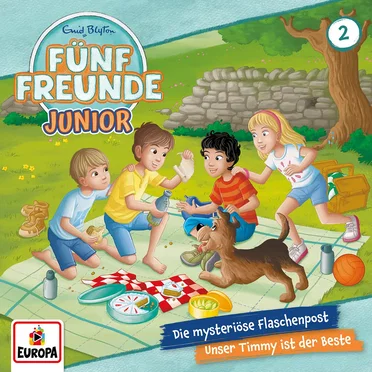 Fünf Freunde Junior 2: Die mysteriöse Flaschenpost / Unser Timmy ist der Beste by Enid Blyton - album cover