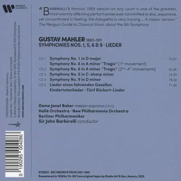 Sir John Barbirolli - The Complete Warner Recordings [Disc 106]