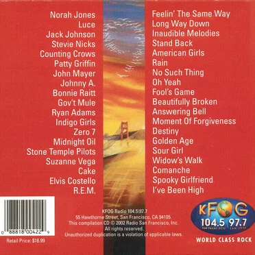 KFOG: Live From the Archives 9 by Various Artists - album cover