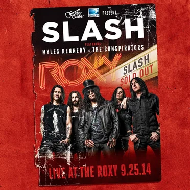 Live at the Roxy 25.9.14 by Slash featuring Myles Kennedy and the Conspirators - album cover