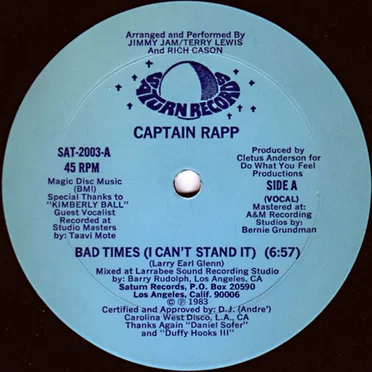 Bad Times (I Can't Stand It)