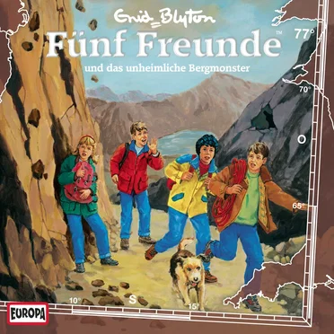 Fünf Freunde, Episode 77: und das unheimliche Bergmonster by Enid Blyton - album cover