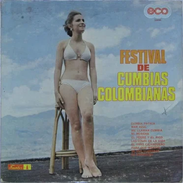 Festival de cumbias colombianas by Various Artists - album cover