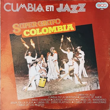 Cumbia en jazz by Súper Grupo Colombia - album cover