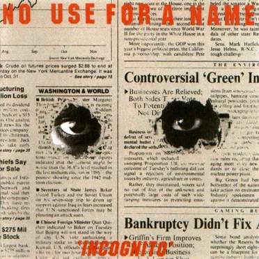 Incognito by No Use for a Name - album cover