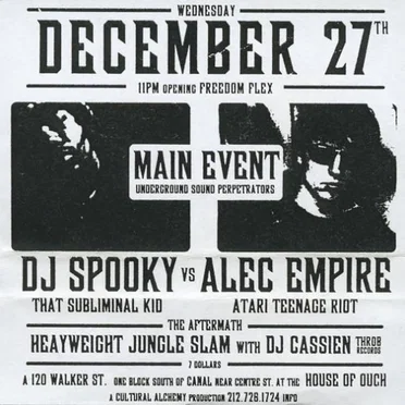 DJ Spooky vs. Alec Empire