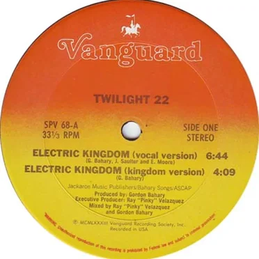 Electric Kingdom by Twilight 22 - album cover