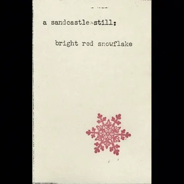 "Bright Red Snowflake"