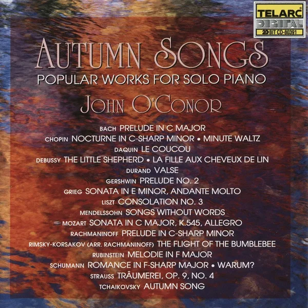Autumn Songs: Popular Works for Solo Piano