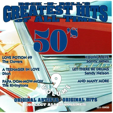 Rock -n- Roll’s Greatest Hits of All Time: 50’s Volume 9 by Various Artists - album cover