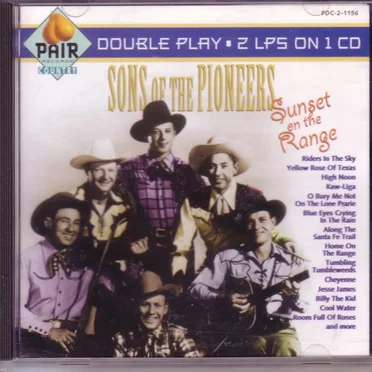 Sunset on the Range by Sons of the Pioneers - album cover