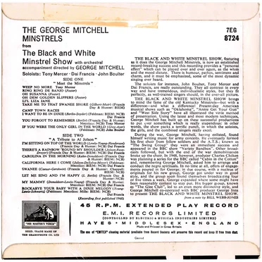 The Black And White Minstrel Show (Extended Play)