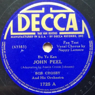 Do Ye Ken John Peel / Grand Terrace Rhythm (D Natural Blues)