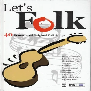 Let’s Folk: 40 Remastered Original Folk Songs by Various Artists - album cover