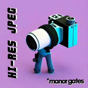 HI‐RES JPEG by Manor Gates - album cover