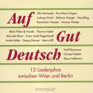 Stereoplay Special CD 71: Auf gut Deutsch by Various Artists - album cover