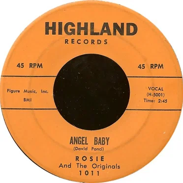 Angel Baby / Give Me Love by Rosie & the Originals - album cover