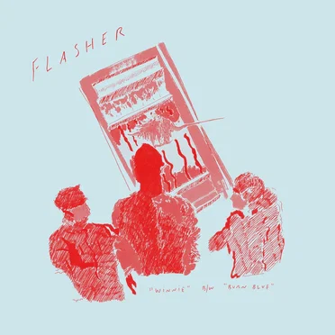 Winnie b/w Burn Blue by Flasher - album cover