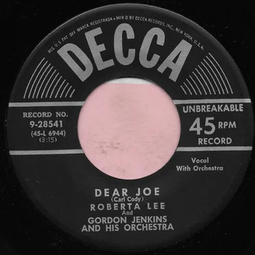 Dear Joe / Say It Isn't So
