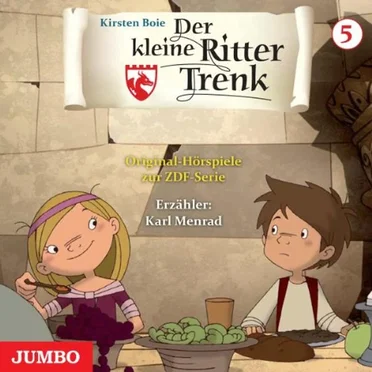 Der kleine Ritter Trenk 5: Die Prophezeiung (10. Folge) / Drachenfeuer (11. Folge) by Kirsten Boie - album cover