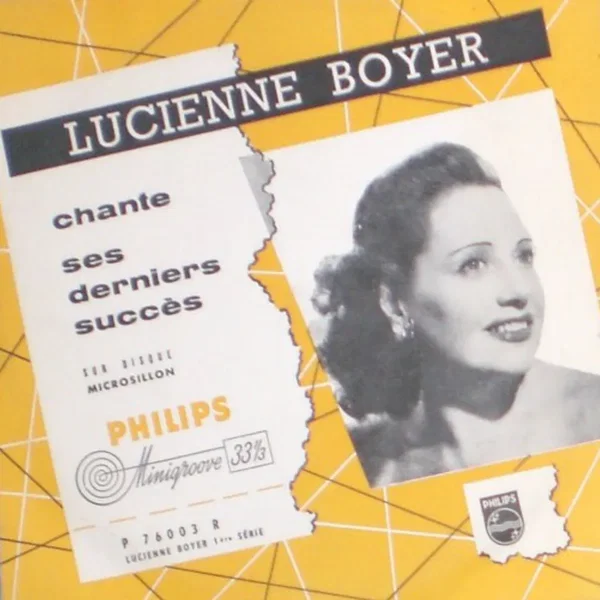 Lucienne Boyer chante ses derniers succès