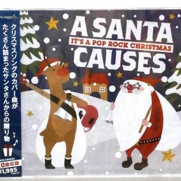 A SANTA CAUSES -It's A Pop Rock Christmas- by Various Artists - album cover