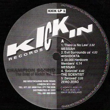 Champion Sound: The Best of Kickin Records Volume One by Various Artists - album cover