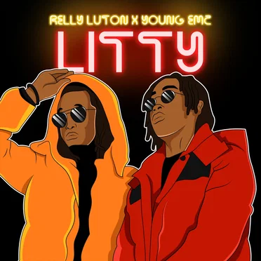 Litty feat Young Emz by Relly Luton - album cover