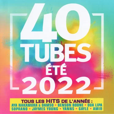 40 Tubes été 2022 by Various Artists - album cover
