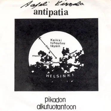 Pikadon / Alkutuotantoon by Aapeli Kissala Antipatia - album cover
