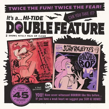 Double Feature: Banshee Bop / Satan's Holiday by The Surfrajettes - album cover