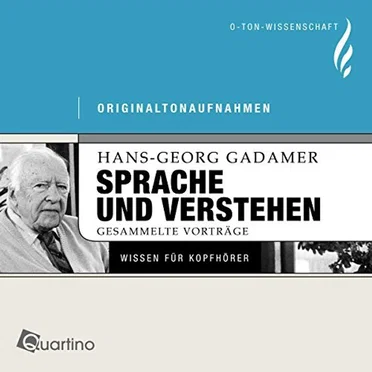 Sprache und Verstehen: Gesammelte Vorträge by Hans-Georg Gadamer - album cover