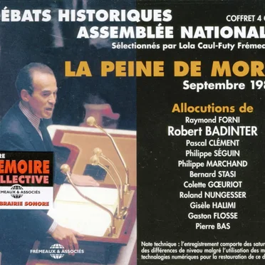 Débats historiques Assemblée nationale: La peine de mort, septembre 1981 by Various Artists - album cover