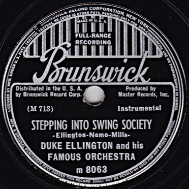 Stepping Into Swing Society / The New Black and Tan Fantasy