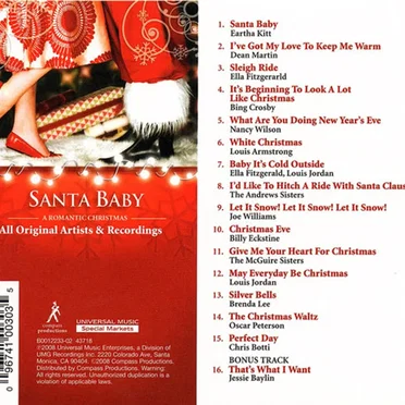 Santa Baby: A Romantic Christmas by Various Artists - album cover