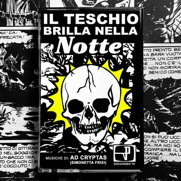 Il teschio brilla nella notte