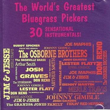 The World's Greatest Bluegrass Pickers by Various Artists - album cover