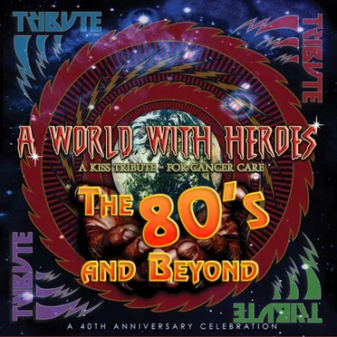 A World With Heroes: The ’80s and Beyond (A Tribute to KISS) by Various Artists - album cover