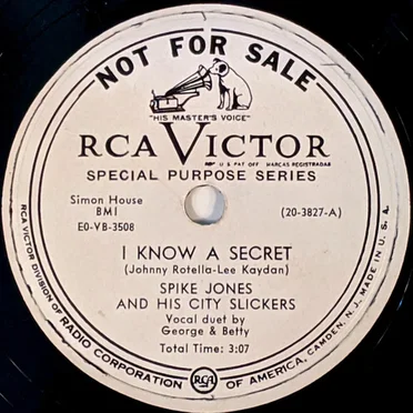 I Know a Secret / Charlestono-Mio