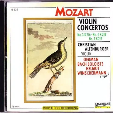Violin Concertos No. 3 K 216 · No. 4 K 218 · No. 5 K 219