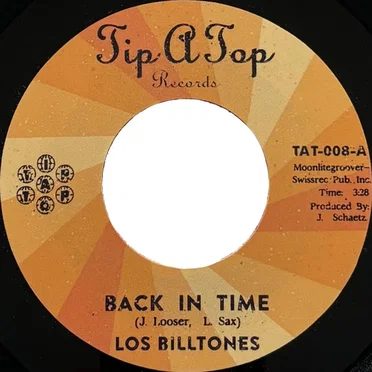 Back In Time / Put Your Head On My Shoulder by Los Billtones - album cover