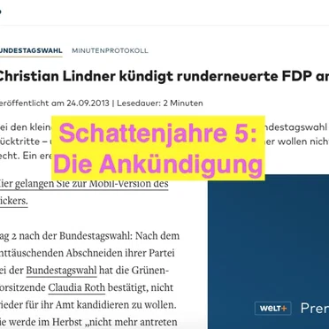 Schattenjahre 5: Die Ankündigung