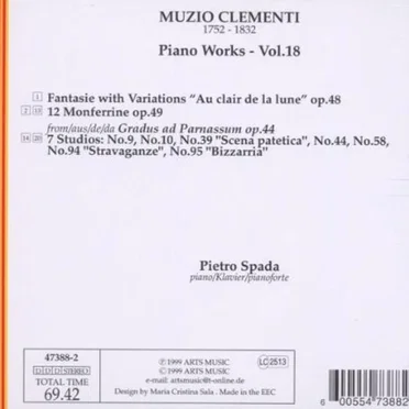 Piano Works: Complete Edition, Volume 18